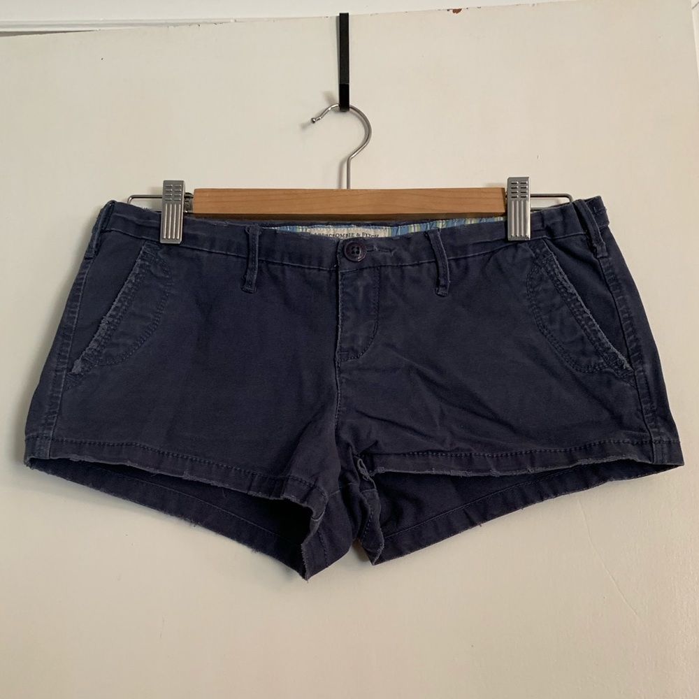 Navy blue Abercrombie shorts